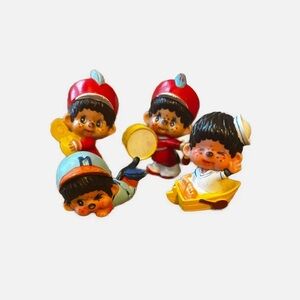 Vintage PVC Monchhichi Collectible Figurines